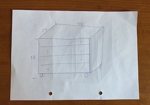 Wunderschöne Antike Schubladenkommode Bild 4