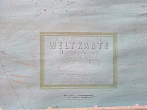 Alte Weltkarte von 1959 Bild 2