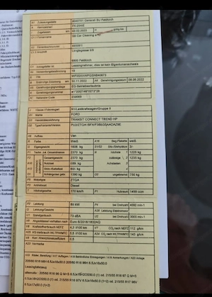 Ford Transit Connect Trend HP Diesel N1 Lastkraftwagen Bild 2