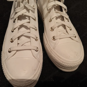 Converse Gr 39 Leder chuck taylor all star Plateau Bild 2