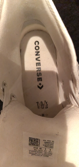 Converse Gr 39 Leder chuck taylor all star Plateau Bild 5