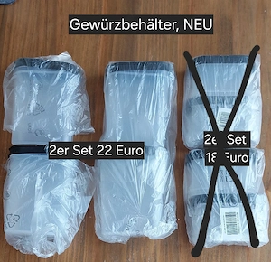 Gewürzbehälter Tupperware NEU