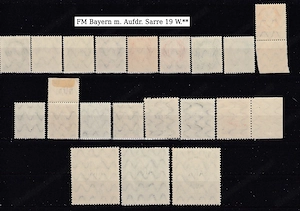 Sarre Briefmarken Satz Europa 1920 Postfrisch  Bild 2