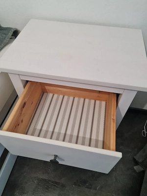 2x IKEA Hemnes Nachtisch - Weiß Bild 2