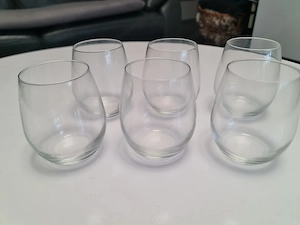 6er Set moderne Trinkgläser (NEU) Bild 2