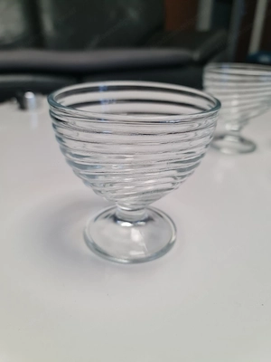 6er Set Eisbecher   Dessertschalen aus Glas Bild 2