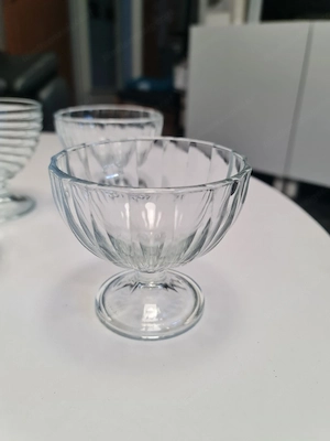 6er Set Eisbecher   Dessertschalen aus Glas Bild 4