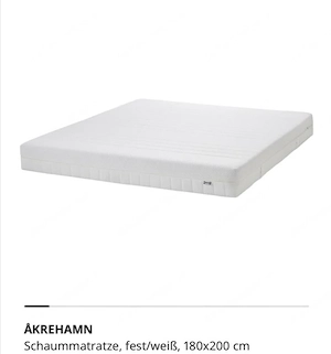 Bett mit Lattenrost und Matratze  Bild 3