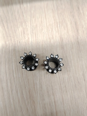 Tunnel Ohrring 6mm Bild 2