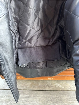 Damen Motorradjacke aus Leder Bild 3