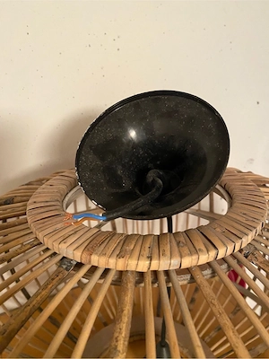 Deckenlampe Korb Boho Bild 3