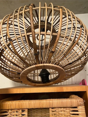Deckenlampe Korb Boho Bild 4