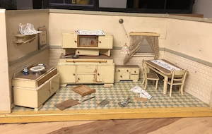 Puppenküche, Miniaturküche antik