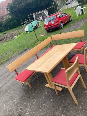 eckbank mit stuhle  Bild 2