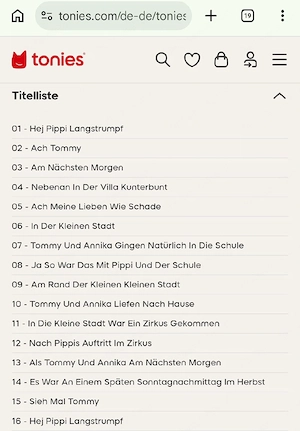 Pippi Langstrumpf Tonie  Bild 2