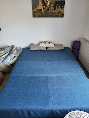 Schlafsofa mit Bettfunktion (139x195) inkl. Lattenrost   platzsparend Bild 2