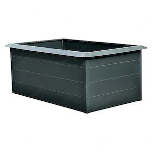 Hochbeet aus Stahlblech Anthrazit Bild 2