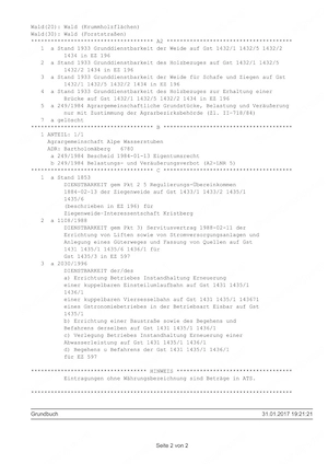 Verkaufe Weiderecht der Alpe Wasserstuben Silbertal Bild 2