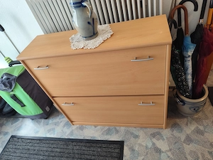 Schuhschrank Holz Optik 