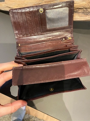 Ledergeldtasche Vintage Bild 2