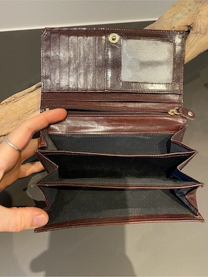 Ledergeldtasche Vintage Bild 5