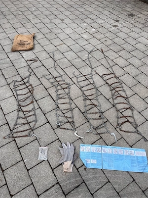 Go-Kart mit Anhänger und 4 Schneeketten Bild 5