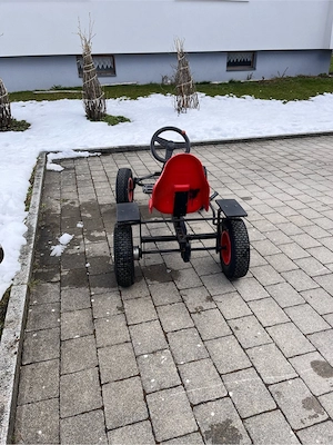 Go-Kart mit Anhänger und 4 Schneeketten Bild 4