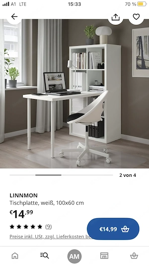 Ikea Weiße Schreibtisch Platte 