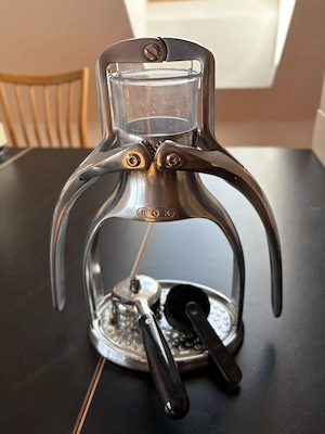 Rok Espressomaschine (manuell, Edelstahl)