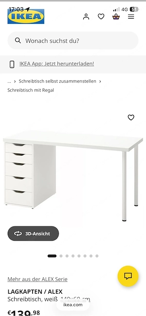 IKEA Schreibtisch Bild 2