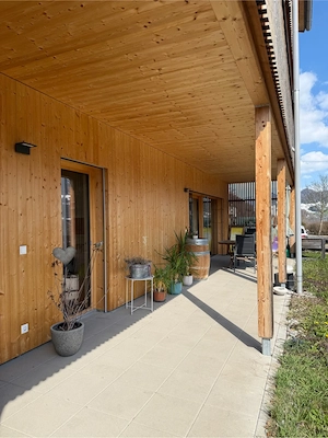 Moderne Wohnung mit großer Terrasse in Egg Bild 7