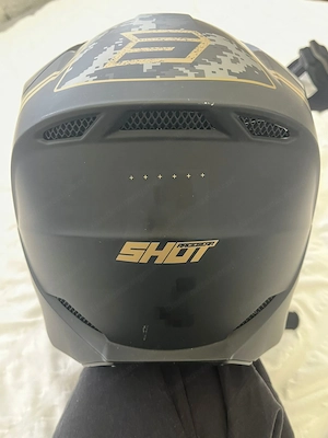 Cross Helm Shot  Gr. XS und Brille Bild 5