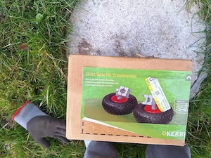 Luft Stützräder für Schubkarren