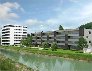 Sehr ruhige, gemütliche 3-Zimmerwohnung direkt an der Ill in Feldkirch-Gisingen ab Juli zu vermieten Bild 2