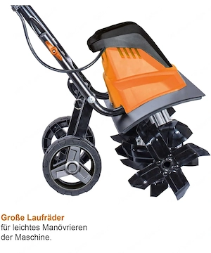 Elektrische Gartenfräse IXES 1500W   kaum benutzt Bild 4