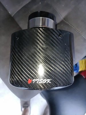 Auspuffendrohr Carbonoptik 