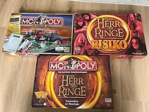 Monopoly 3 Gesellschaftsspiele im Set