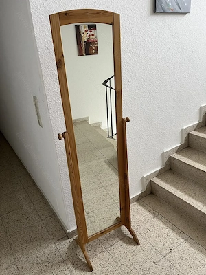 Standspiegel mit Holzrahmen 30Euro