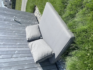 Hochwertiges Palettenkissen Set   Madison Panama Grey + Schutzhülle Bild 4