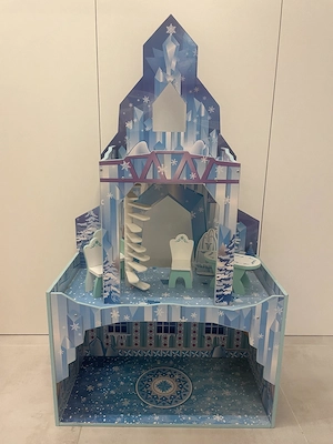 Spielschloss Elsa Eisprinzessin aus Holz