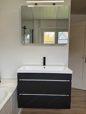 Waschtischset Unterschrank + Oberschrank Bild 4