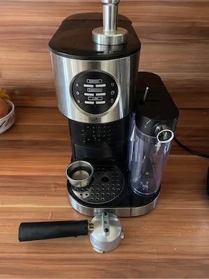 Siebträger Espressomaschine Milchaufschäumer Silvercrest Bild 5