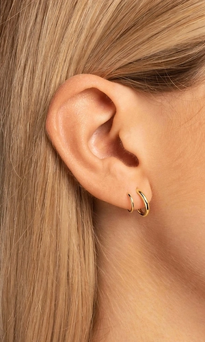 Ohrringe Doppeloptik