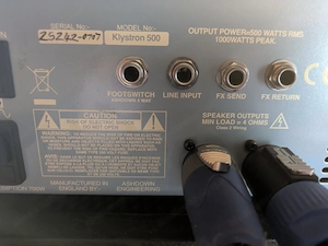 Bass-Amp Ashdown Klystron 500 + Boxen ABM Mini Stack   UK Sound mit Bums Bild 4