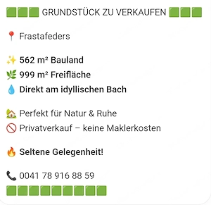 Grundstück Frastafeders