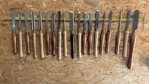 Drechselwerkzeuge - einzeln oder im Set