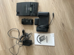Philips 720 Transcription System komplett + Fußpedal TOP Zustand