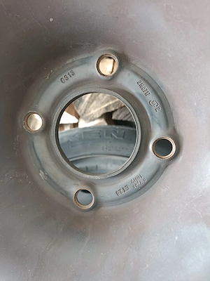 4 Stahlfelgen 6 1 2 x 16, ET 26, 4-Loch, Lochkreis 4x108 Bild 2