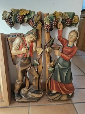 Exklusive antike Statuen und handgeschnitzte Kunstwerke. Bild 2