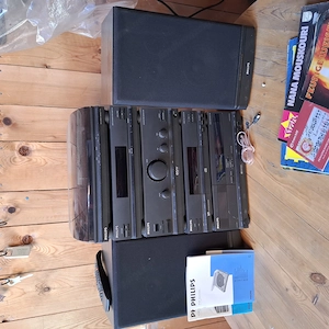 Stereoanlage komplett mit Plattenspieler, Schnäppchen 